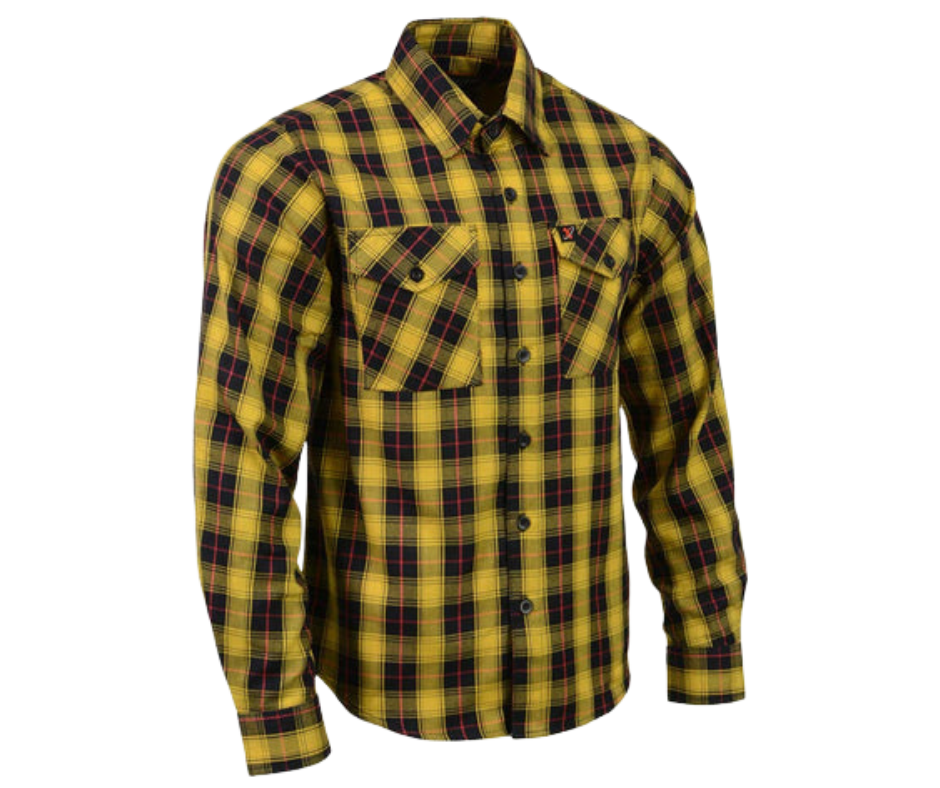 Vintage Urban Male Mens XL Yellow Black deals Buffalo Plaid Horse Print Flannel Shirt