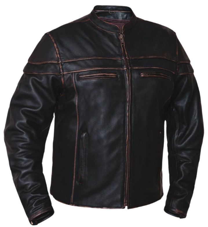 Cowhide motorcycle jacket best sale