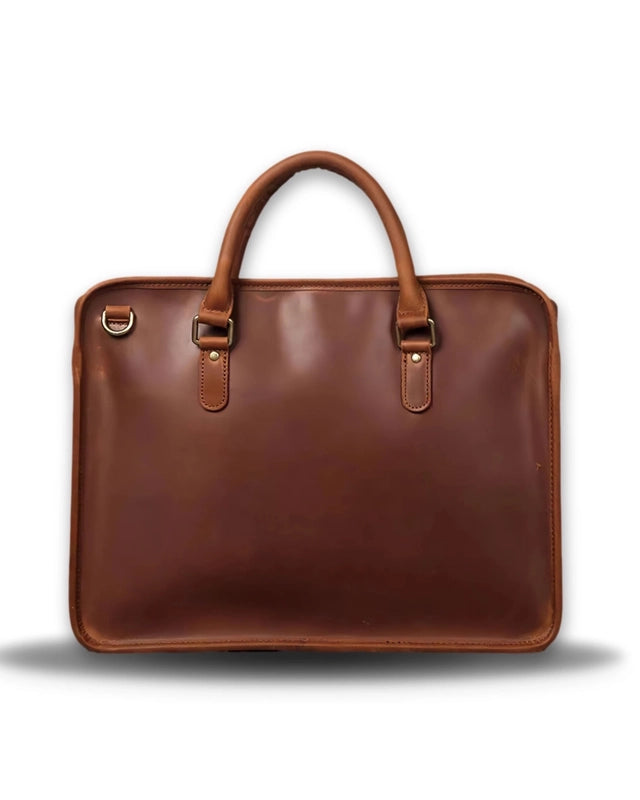 Leather look laptop bag sale