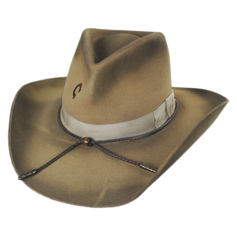 Charlie 1 Horse Desperado Western Hat Buckle and Hide Leather LLC