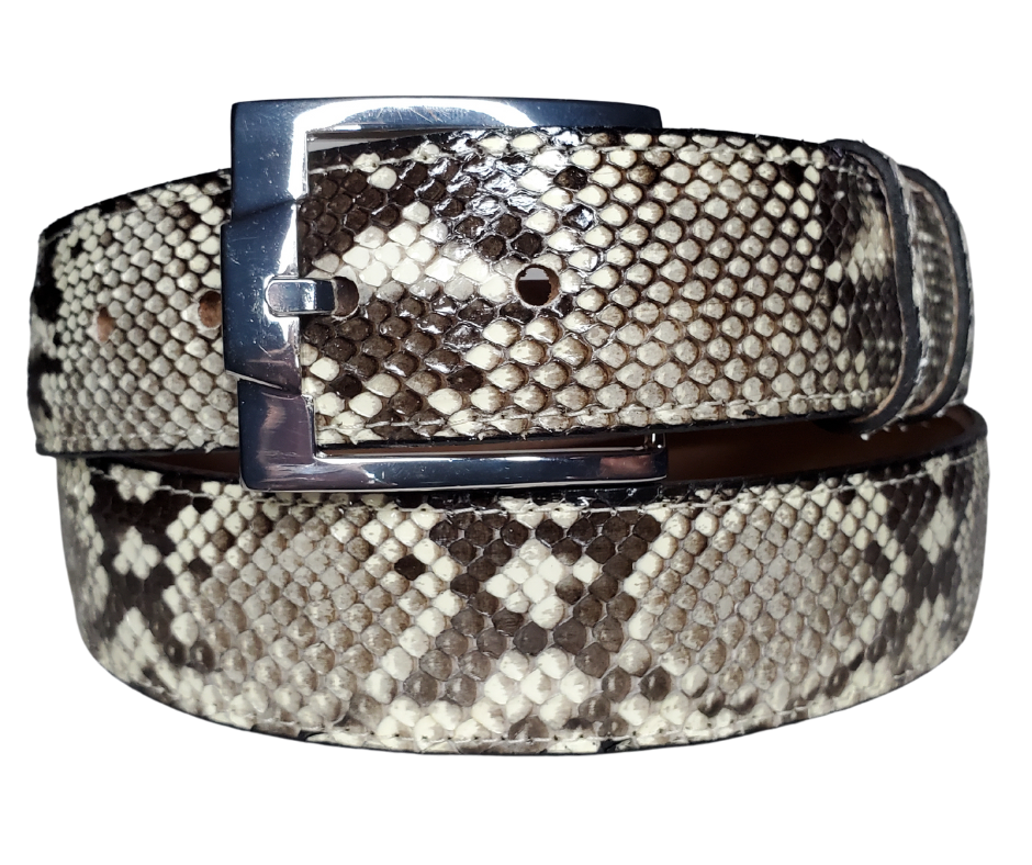 Python Belt Men's, Real Snakeskin