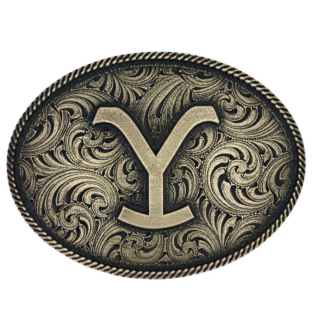 Texas Ranger Silver-Tone Belt Buckle