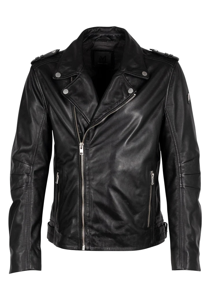 The Rotys is made with over 100 years of timeless style, this Super Soft and lightweight MC style leather jacket will be your favorite . Its classic and edgy design is perfect for any occasion, and unparalleled comfort. Now in stock at our Smyrna, TN location, just outside of wild dowtown Nashville.