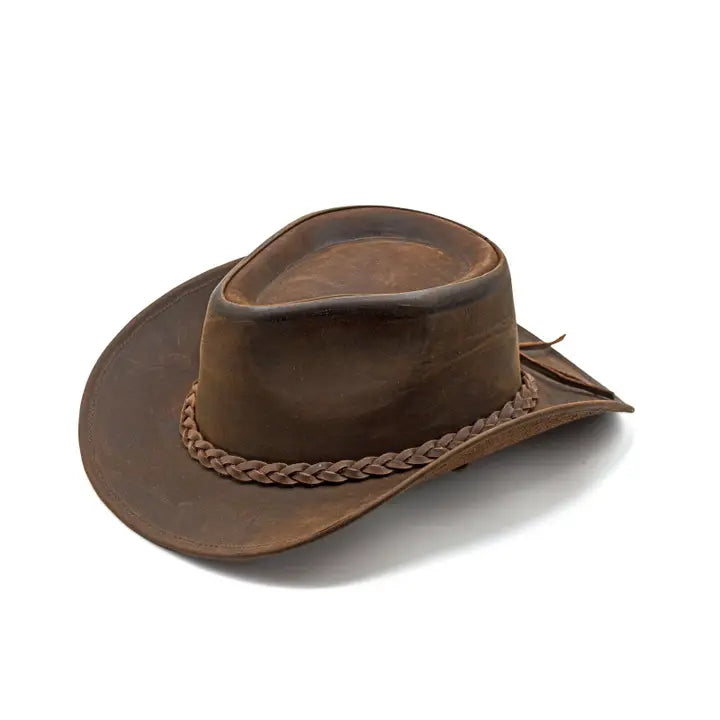 Our Outback style hats for men are multipurpose and used as fashion to get attention at parties and to save yourself from Weather. Hats are associated with farmers, ranchers, truck drivers, rugged outdoor and gambler looks. In recent years, cowboy hats have started to become a more common fixture in mainstream fashion. Get yours at our Smyrna, TN shop not far from wild downtown Nashville.