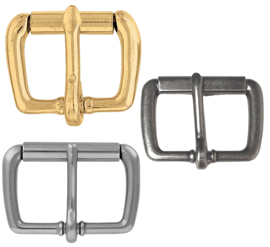 If you need a upgrade for your current belt or want a different look we have a selection of what we call Basic buckles. Stop in our shop in Smyrna, TN, just outside of Nashville. This is a Roller style which is great for belts with it's wider inside. Choose Stainless Steel for work belts or for a Heavy Duty look choose the Antique/VIntage.    Choose 1",1 1/4", 1 1/2"  Color - Antique Brass, Antique Nickel or Stainless Steel