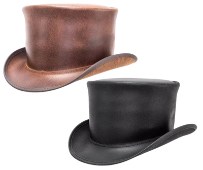 This timeless Classic hat can be dressed up or down and still look amazing. With a 2-inch brim and a 4 1/2-inch crown, it's available in Black or Brown and crafted from cowhide in California. Purchase it at our retail shop in Smyrna, TN, just outside of Nashville. We sell it "unbanded" but you can choose from our Hatband selection in store.  Sizes S,M,L,XL, Unbanded, Removable Sweatband