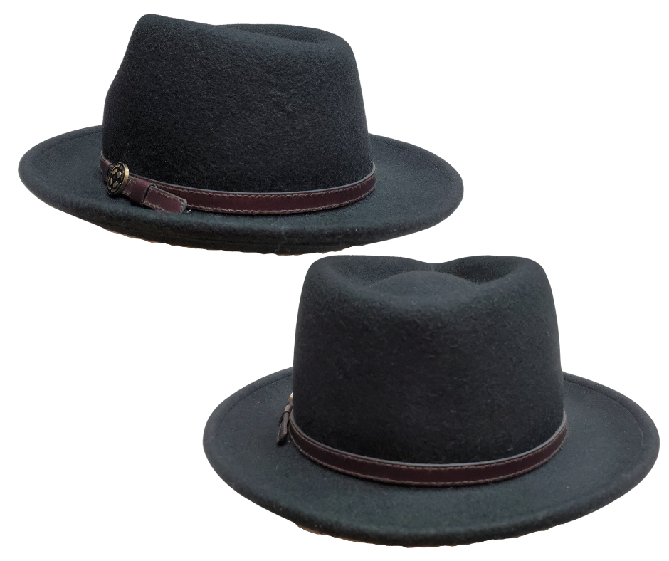 The "Grant" Wool Felt Fedora Hat