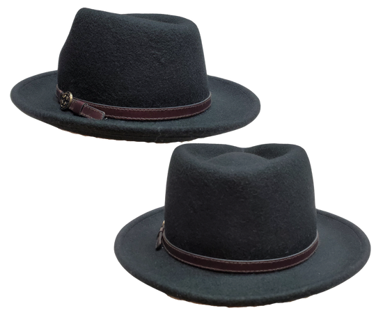 The "Grant" Wool Felt Fedora Hat