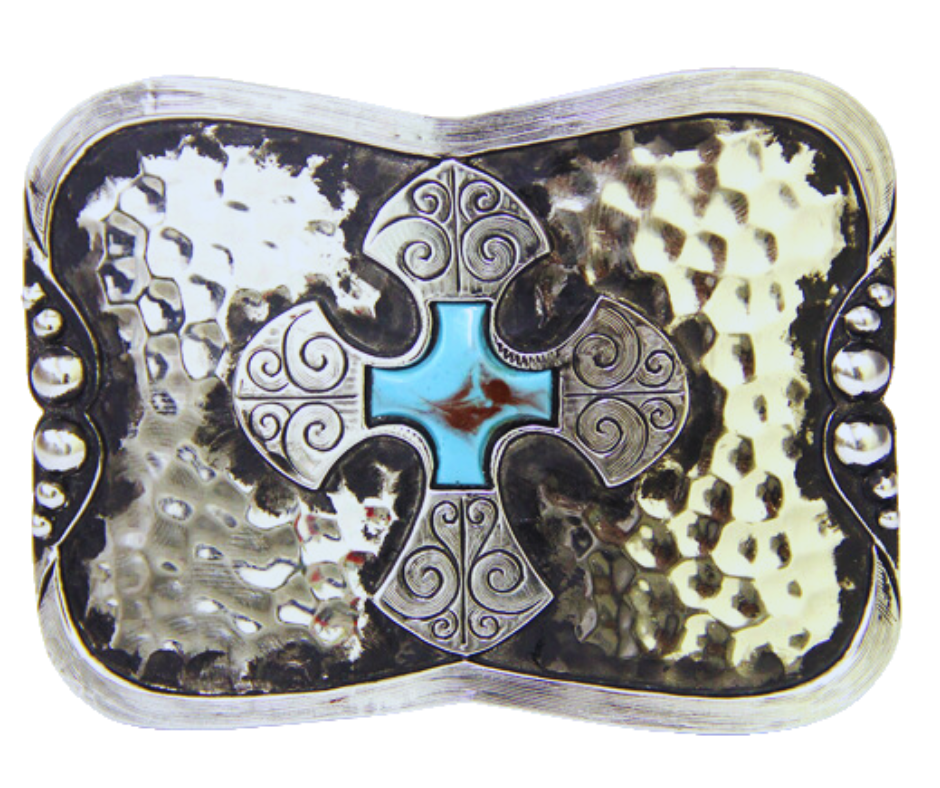 The Chief Arrow buckle is made from German Silver(nickel and brass alloy)or iron metal base. These buckles have motifs made of copper, iron or brass and some are adorned with synthetic stones. In order to give you the quality and long lasting final product. Available at our Smyrna, TN shop just outside of Nashville.