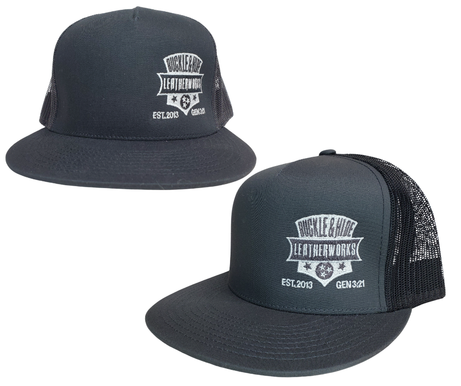 We now are proud to offer our own Embroidered logo cap. Flat bill style with a snap back for easy adjustment. Make the 20-minute drive from Nashville to our Smyrna, TN shop and pick yours up today!    Color: Distressed Gray/Black  or Solid Black Embroidered Design    One Size Fits Most