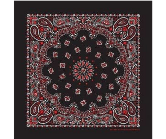 Traditional Paisley Bandannas USA Made 16 Colors