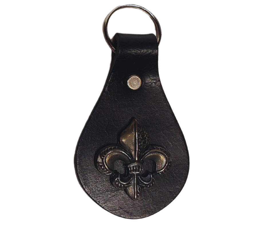 Concho Leather Key Fob (Clearance)