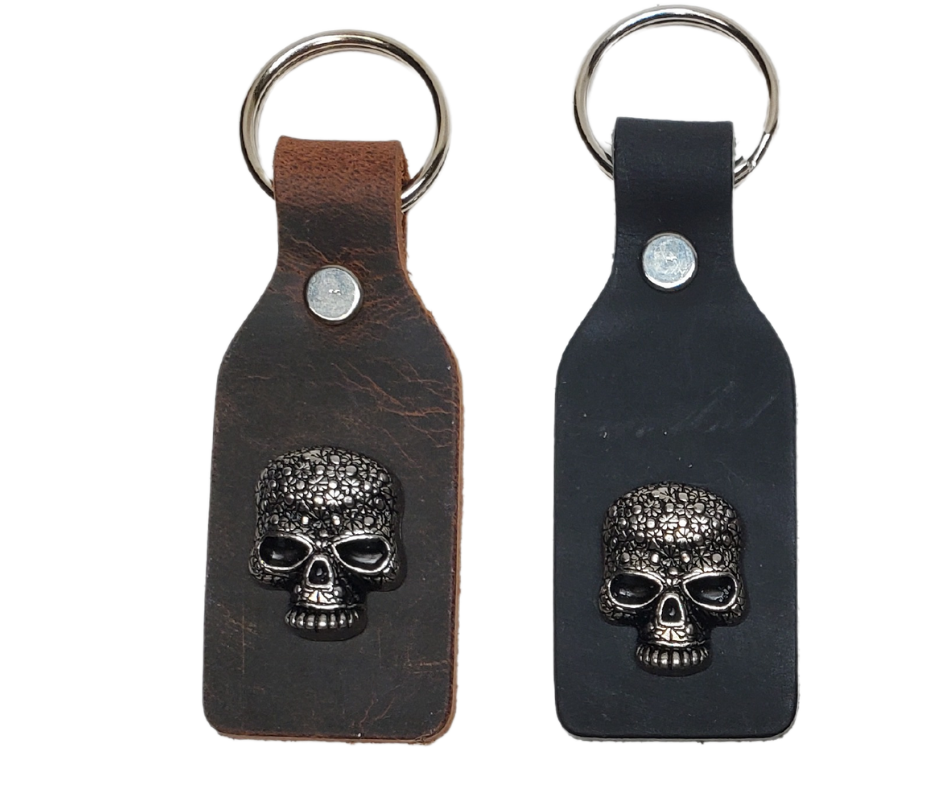 Concho Leather Key Fob (Clearance)