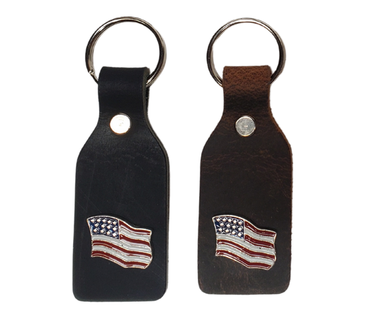 Concho Leather Key Fob (Clearance)