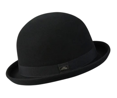 The Bowler/Derby Hat has roots back to at least the 1800's!&nbsp; See it worn in classic westerns whether your a Villian or a Banker. We always look for timeless styles that's a stylish blend of city and western, and can be dressed up for a night on the town. Softer than a traditional bowler so it can be crushed and not get damaged. Find it in our retail shop in Smyrna, TN, located just outside of Nashville in sizes S-XL. Made from 100% Australian Wool.