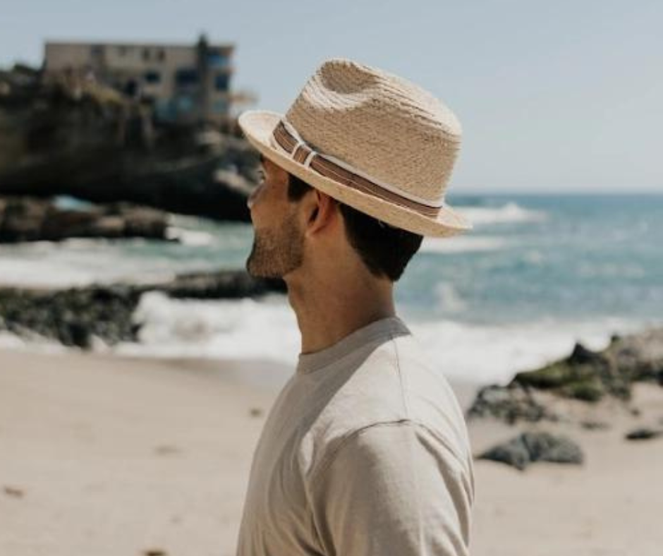 This stylish straw fedora is a great choice for any wardrobe. It features a small brim that is perfect for all-day wear, and the brown hat band ensures a nice neutral look. The lightweight material ensures that this hat is comfortable and breathable, perfect for any outdoor activity. The hat comes in 3 sizes M-XL so you can find the perfect fit.&nbsp; Available at our shop just outside Nashville in Smyrna, TN.