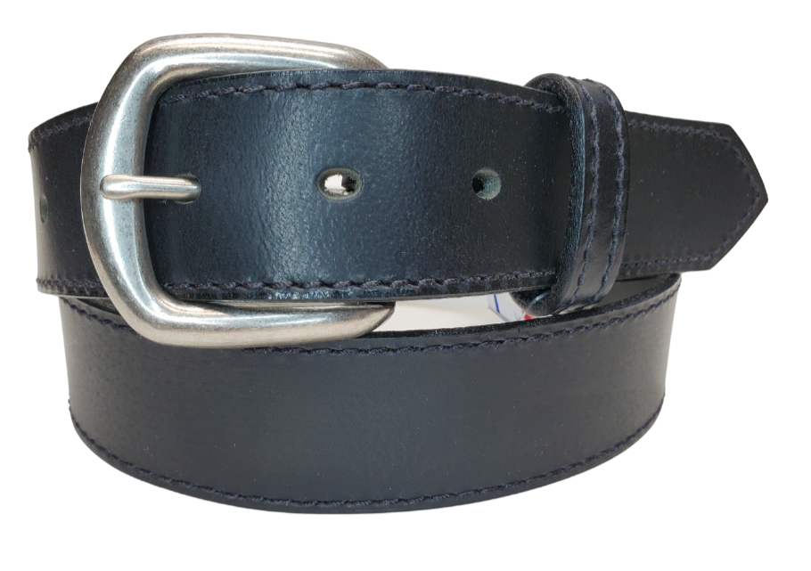 We get all types of people in our shop and we like to offer a variety of Classic Styled Leather belts. This Casual Dress Belt features Edge stitching making it perfect for jeans or casual office look. One layer of semi soft leather and Proudly made in the USA with in a versatile 1 1/2" width. Available at our Smyrna, TN shop just outside Nashville.