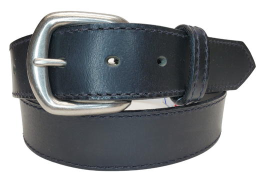 We get all types of people in our shop and we like to offer a variety of Classic Styled Leather belts. This Casual Dress Belt features Edge stitching making it perfect for jeans or casual office look. One layer of semi soft leather and Proudly made in the USA with in a versatile 1 1/2" width. Available at our Smyrna, TN shop just outside Nashville.