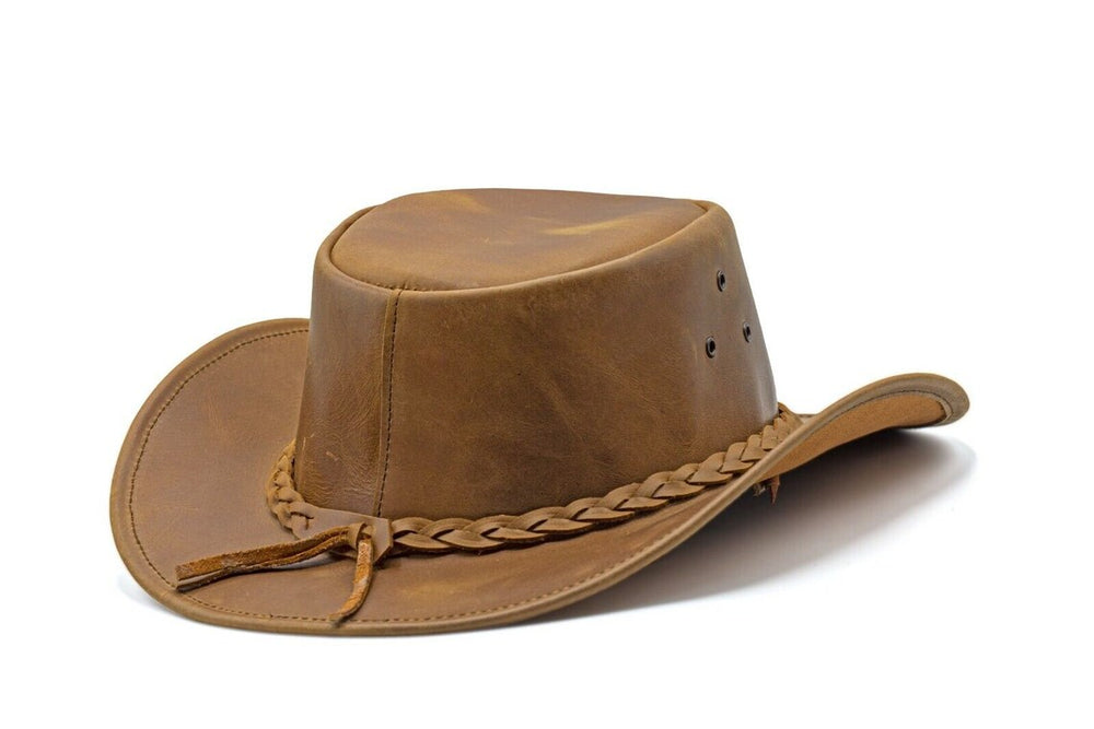 Leather Outback Hat