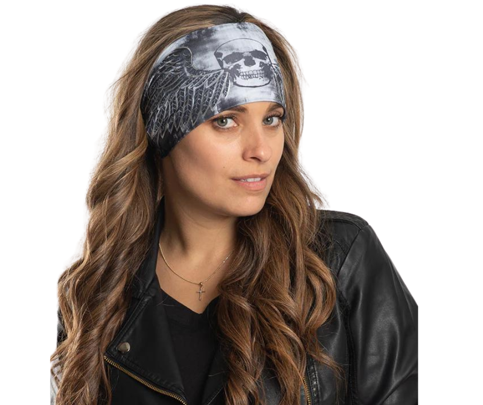 EZ Head Wraps/Bands are the perfect fashion accessory to complement any outfit, while also keeping your hair in place on a windy day or during motorcycle rides. Made with high-tech spandex material, they can fit any size head. Choose from a variety of patterns to match your unique style or mood. Visit our Smyrna TN shop, conveniently located near downtown Nashville.