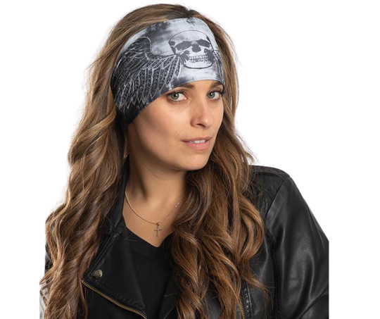 EZ Head Wraps/Bands are the perfect fashion accessory to complement any outfit, while also keeping your hair in place on a windy day or during motorcycle rides. Made with high-tech spandex material, they can fit any size head. Choose from a variety of patterns to match your unique style or mood. Visit our Smyrna TN shop, conveniently located near downtown Nashville.