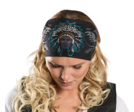 EZ Super Bling Head Bandz are the perfect fashion Hair accessory to complement any outfit, while also keeping your hair in place on a windy day or during motorcycle rides. Made with & high-tech spandex material, they can fit any size head. These are are Blinged MORE than our typical EZ bandz. Visit our Smyrna TN shop, conveniently located near downtown Nashville.