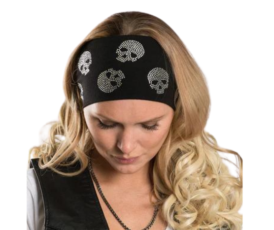 EZ Super Bling Head Bandz are the perfect fashion Hair accessory to complement any outfit, while also keeping your hair in place on a windy day or during motorcycle rides. Made with & high-tech spandex material, they can fit any size head. These are are Blinged MORE than our typical EZ bandz. Visit our Smyrna TN shop, conveniently located near downtown Nashville.