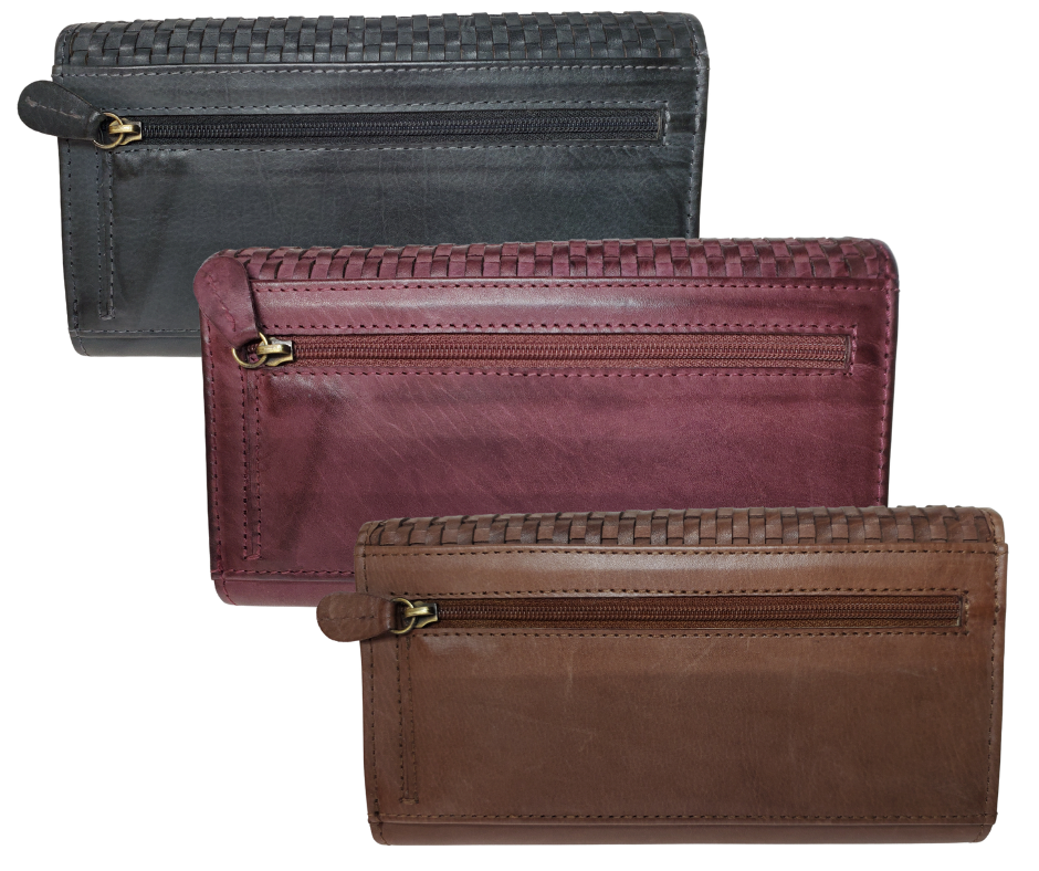 The "Brianna" Leather Clutch Style Wallet