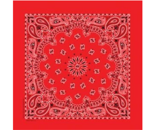 Traditional Paisley Bandannas USA Made 16 Colors