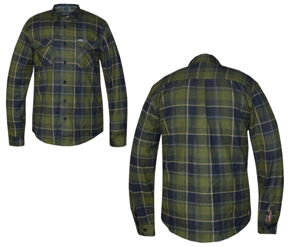 This 100% cotton Black and Green flannel shirt exudes classic style. It features a button down collar, two front flap pockets, and a vintage plaid pattern. Perfect for hiking, outdoor work, or riding horses or motorcycles. Never going out of style, and always available in our Smyrna, TN shop. Imported.  Details: Button down collars, Snaps, 2 Pockets, Yokes, Flannel Lining, 100% Cotton