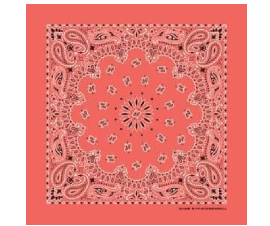 Traditional Paisley Bandannas USA Made 16 Colors