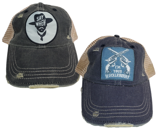  These Soft Distressed caps are for you if you like Tombstone, Doc Holliday, Wyatt Earp you will want this. You know all the great one liners from Doc. Turn on your favorite Wayne or Eastwood movie and your good to go!  Available online and in our retail shop in Smyrna, TN.