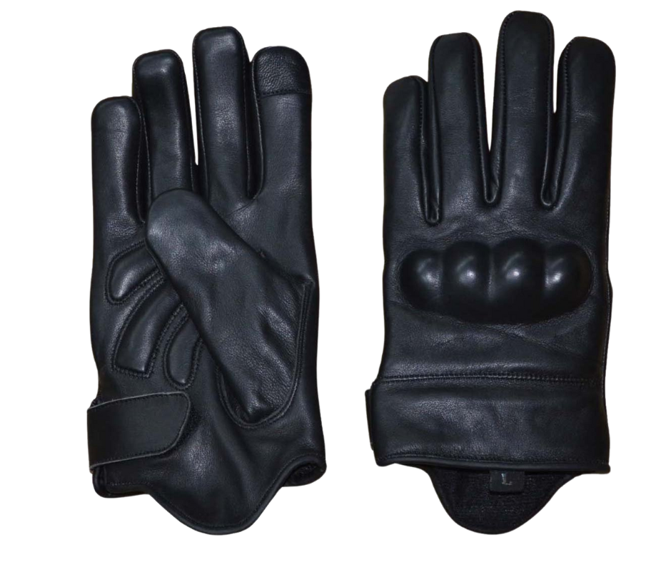 Men's Cowhide Knuckle Armor Leather Riding Gloves. Gel palm, Lightweight with&nbsp;Adjustable Strap, reinforced palm, modern look. Great for Motorcycle Rides on cooler days. They are available in our shop just outside Nashville in Smyrna, TN. Sizes S-5X