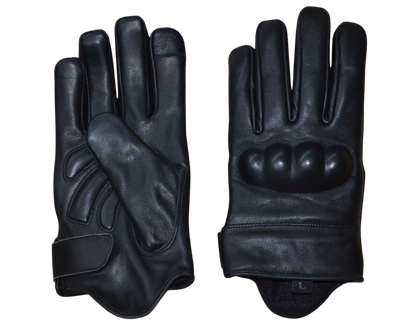 Men's Cowhide Knuckle Armor Leather Riding Gloves. Gel palm, Lightweight with&nbsp;Adjustable Strap, reinforced palm, modern look. Great for Motorcycle Rides on cooler days. They are available in our shop just outside Nashville in Smyrna, TN. Sizes S-5X