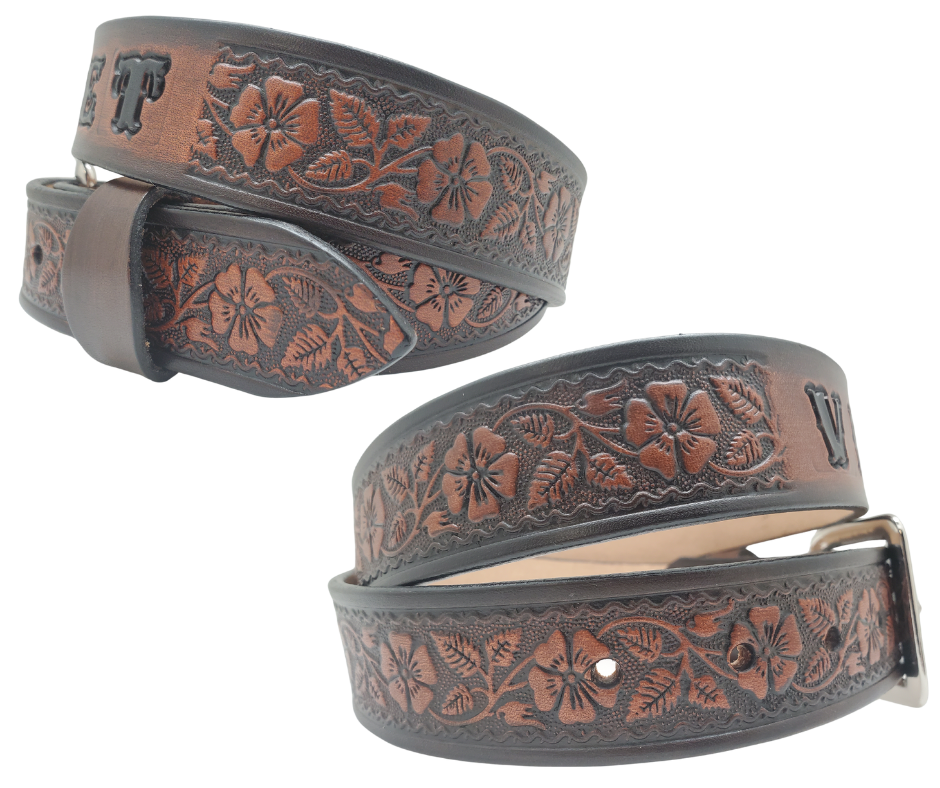 "The Wallflower" Leather Name Belt