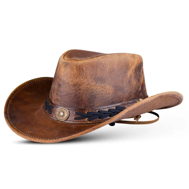 Our Outback style hats for men are multipurpose and used as fashion to get attention at parties and to save yourself from Weather. Hats are associated with farmers, ranchers, truck drivers, rugged outdoor and gambler looks. In recent years, cowboy hats have started to become a more common fixture in mainstream fashion. Get yours at our Smyrna, TN shop not far from wild downtown Nashville.