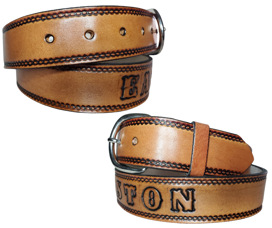 The "Woodbury" Leather Belt "Quick Ship"