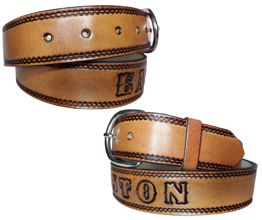 The "Woodbury" Leather Belt "Quick Ship"