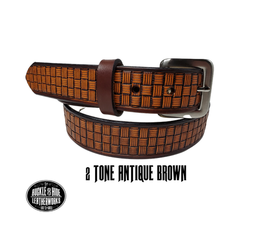 "The Franklin" 1 1/4" Leather Belt