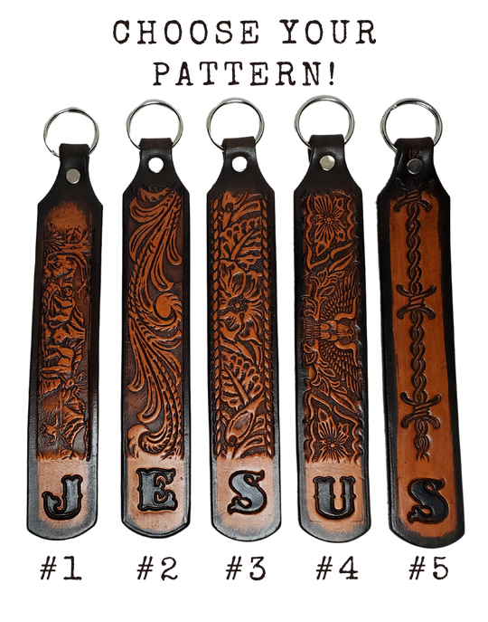 Read carefully... 1) Choose your Motif!   2) Add your SINGLE INITIAL  in the "TYPE NAME HERE box    3) You may choose from our other Belt PATTERNS from most any Belt just type BELT NAME in the COMMENT BOX on the way to checkout, Choose "Other #6".  Measures...approx. 1" x 7"