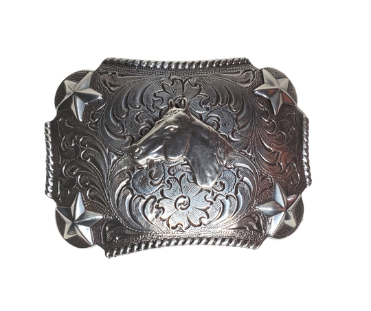 The Horse and Stars Kid's Belt Buckle