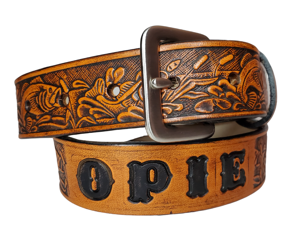 Custom name outlet belts