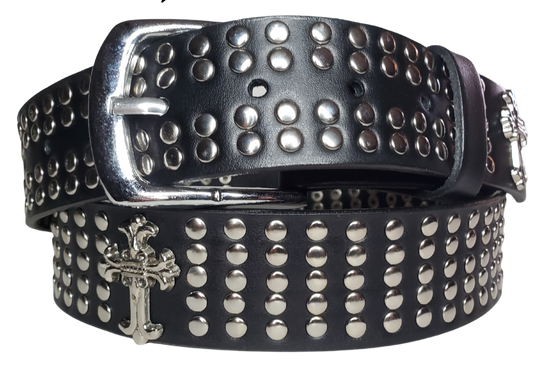 The "Redemption" Studded Leather Belt