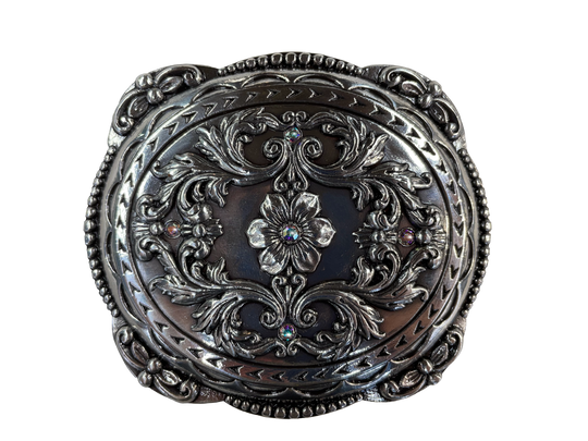 Ladies Floral Western Buckle