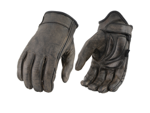Made of Full Panel Premium Distressed Brown Cowhide Leather motorcycle riding gloves.&nbsp;Lightly Lined for Comfort and Protection. Gel Palm Application Increases Comfort and Provides a Better Riding Experience (Less Vibration and Comfort While Riding) with Stretch Side. They are available in our shop just outside Nashville in Smyrna, TN. They are available in Unisex sizing XS-5X.